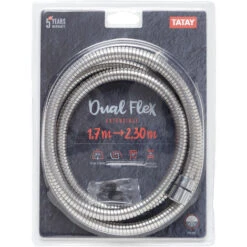 FLEXO METAL DUAL FLEX EXT. 1,70-2,30 M. . -Hogar Baño Tienda 27214781 4