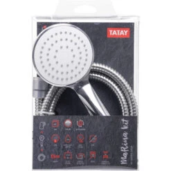 KIT DUCHA SOPORTE MARINA CROMO 9 KIT DUCHA SOPORTE MARINA CROMO -Hogar Baño Tienda 27214905 4