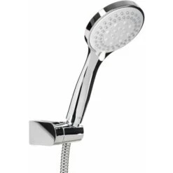 Hogar Baño Tienda 6 TATAY Kit Ducha Soporte De 3 Funciones, Incluye Soporte Multiposicion, Y Flexo Metal De Doble Engatillado De 1,5 M