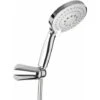 TATAY Kit Ducha Soporte De 4 Funciones, Cromado, Incluye Soporte Multiposicion, Y Flexo Metal De Doble Engatillado De 1,5 M -Hogar Baño Tienda 27214996 1