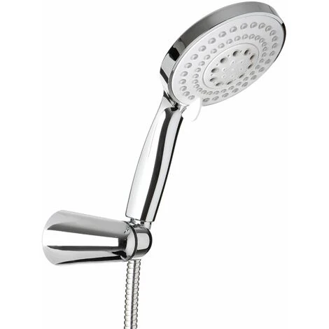 TATAY Kit Ducha Soporte De 4 Funciones, Cromado, Incluye Soporte Multiposicion, Y Flexo Metal De Doble Engatillado De 1,5 M 3 TATAY Kit Ducha Soporte De 4 Funciones, Cromado, Incluye Soporte Multiposicion, Y Flexo Metal De Doble Engatillado De 1,5 M