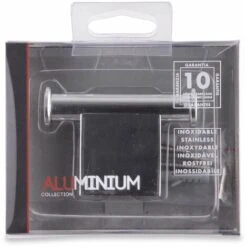 TATAY Colgador Doble, De Aluminio Brillante, De Diseño Moderno Y Elegante. Sistema De Fijacion Con Tornillos -Hogar Baño Tienda 27215813 2