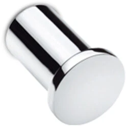 TATAY Colgador En Zamack Cromado, Diseño Moderno. Medidas 3x3x4 Cm. Sistema De Fijacion Con Tornillos