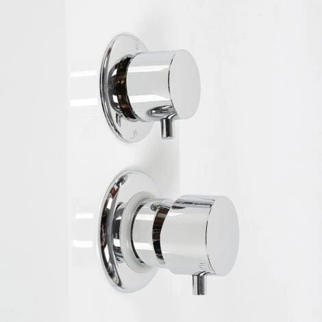 Panel De Ducha De Acero Inoxidable,5 En 1 Columna Hidromasaje,Cabeza De Ducha, Ducha De Mano Y Chorros De Masaje (blanco),15*47*130cm 7 Panel De Ducha De Acero Inoxidable,5 En 1 Columna Hidromasaje,Cabeza De Ducha, Ducha De Mano Y Chorros De Masaje (blanco),15*47*130cm - Imagen 5