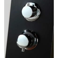 Columna De Hidromasaje De Aluminio Negro A-92 -Hogar Baño Tienda 2810894 4