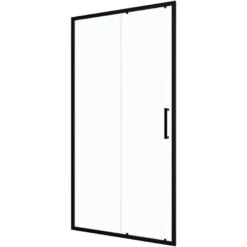 Mampara De Ducha 1 Puerta Corredera 100x200 Cm - Cristal Transparente - Perfil Negro - CRUSH -Hogar Baño Tienda 28263728 3