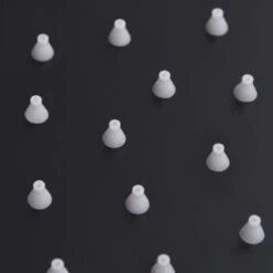 Cabezal De Ducha Efecto Lluvia Acero Inox Redondo Negro 20 Cm VidaXL -Hogar Baño Tienda 28303120 5