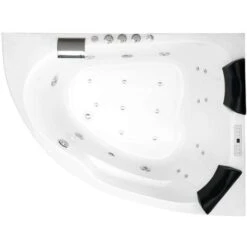 Royal 1600 Premium Jacuzzi Bañera Hidromasaje Set Derecha Con 21 Jets