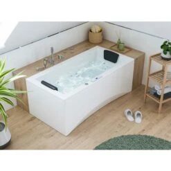 Bañera Hidromasaje Set Unity 160 Premiumsin Grifería Con 22 Jets -Hogar Baño Tienda 30541068 2