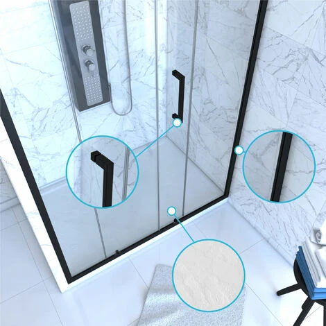 PACK MAMPARA + PLATO DUCHA - 120X80 CORREDERA - CRUSH MOON 120X80 4 PACK MAMPARA + PLATO DUCHA - 120X80 CORREDERA - CRUSH MOON 120X80 - Imagen 2