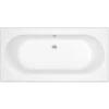 Bañera Rectangular Acrílica Blanca 1700x750mm -Hogar Baño Tienda 3213807 1