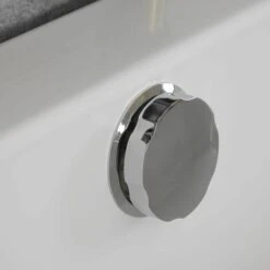 Bañera Rectangular Acrílica Blanca 1700x750mm -Hogar Baño Tienda 3213807 4