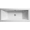 Bañera Rectangular Acrílica Blanca 1700x700mm