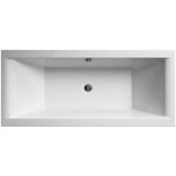 Bañera Rectangular Acrílica Blanca 1700x700mm