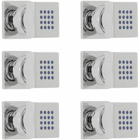 6x Jets De Ducha Cuadrados 3 6x Jets De Ducha Cuadrados