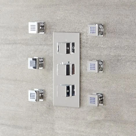 6x Jets De Ducha Cuadrados 5 6x Jets De Ducha Cuadrados - Imagen 3