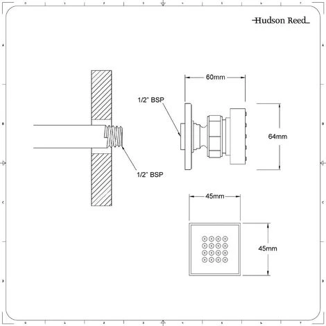 6x Jets De Ducha Cuadrados 6 6x Jets De Ducha Cuadrados - Imagen 4