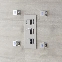 4x Jets De Ducha Cuadrados 8 4x Jets De Ducha Cuadrados -Hogar Baño Tienda 3214035 3