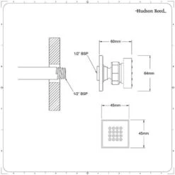 4x Jets De Ducha Cuadrados 9 4x Jets De Ducha Cuadrados -Hogar Baño Tienda 3214035 4