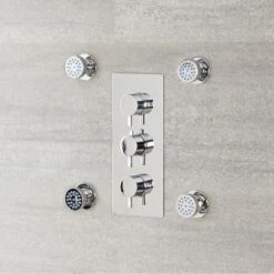 4x Jets De Ducha Redondos -Hogar Baño Tienda 3214036 3