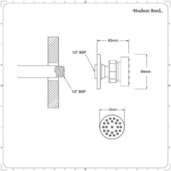 6x Jets De Ducha Redondos -Hogar Baño Tienda 3214037 3