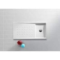 Plato De Ducha Antideslizante Con Tarima Wengué 1400x700 MALTA - ROCA -Hogar Baño Tienda 32599184 4