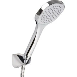 TATAY Kit Ducha Soporte De 1 Funcion, Incluye Soporte Multiposicion Y Flexto Metal De Doble Engatillado De 1,5 M