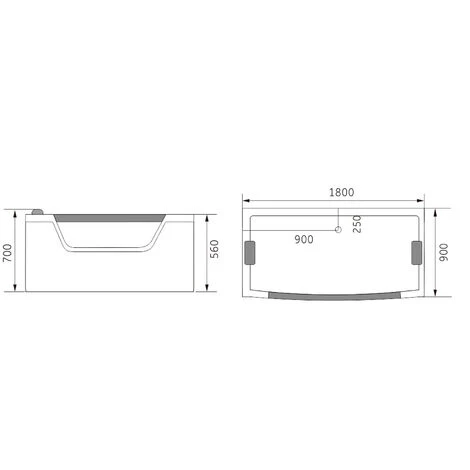 SIMBA BAÑERA HIDROMASAJE CROMOTERAPIA Modelo PRIVILEGE 180 X 90 Cm (h 60 Cm) 7 SIMBA BAÑERA HIDROMASAJE CROMOTERAPIA Modelo PRIVILEGE 180 X 90 Cm (h 60 Cm) - Imagen 5