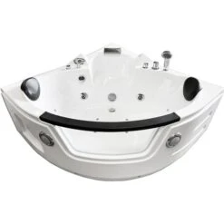 SIMBA Esquina Bañera De Hidromasaje Modelo TENERIFE 150 X 150 Cm