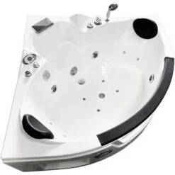 SIMBA Esquina Bañera De Hidromasaje Modelo TENERIFE 150 X 150 Cm -Hogar Baño Tienda 3430953 4