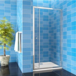 Mamparas Puerta Abatible Pantalla De Ducha 5mm Cristal Para 80x185cm -Hogar Baño Tienda 37452382 3