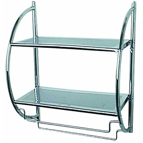 Estanteria Baño 2 Baldas Mural Inox Exclusiv Wenko 5 Estanteria Baño 2 Baldas Mural Inox Exclusiv Wenko - Imagen 4