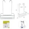 Oryx Cestillo De Baño Para Colgar De Acero Cromado En Griferia, Gifros, Duchas, Bañeras, Color Inox 30x12x38 (alt) Cm. Sin Aguje -Hogar Baño Tienda 39436360 1