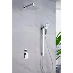 Conjunto Ducha Monomando Empotrado Borneo - IMEX