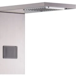 Columna De Ducha Panel Mezclador Alcachofa Cascada Ducha Rapolano Color: Silver -Hogar Baño Tienda 42662714 5
