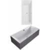 Sistema De Bañera De Hidromasaje SQUARO Slim Line Special Combipool Active, Que Incluye Tecnología Múltiple Posición 2 Estrellas Blanco VILLEROY & BOCH -Hogar Baño Tienda 43054125 1