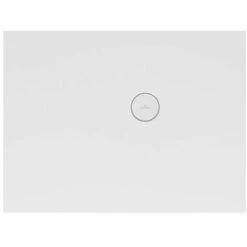 Villeroy & Boch Subway Infinity, Platos De Ducha, 900 X 750 X 40 Mm, Rectangular, Cerámica, Estos Platos De Ducha Están Cortados En Dos Lados (sin Esmaltar). Para Ser Instalado A La Derecha Contra Las Paredes Blancas