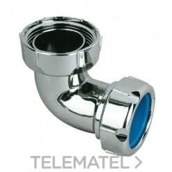 CODO CON TUERCA LOCA CROMO A-72 1.1/4 JIMTEN 022029