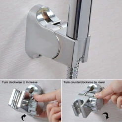 Soporte De Ducha Para Cabezal De Ducha De Mano, Soporte Ajustable En Altura, ángulo Amplio Ajustable Para Adaptarse A Cualquier Espacio De Baño 10 Soporte De Ducha Para Cabezal De Ducha De Mano, Soporte Ajustable En Altura, ángulo Amplio Ajustable Para Adaptarse A Cualquier Espacio De Baño -Hogar Baño Tienda 46129378 4