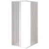 Mampara Ducha Pvc Blanca De Fuelle Reducible 80x80 H 185 Mod. Nova Kit Box 1 Mampara Ducha Pvc Blanca De Fuelle Reducible 80x80 H 185 Mod. Nova Kit Box -Hogar Baño Tienda 46364514 1