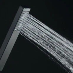 DP Grifería - Set De Ducha Empotrado, Monomando, En Color Negro Modelo Arenas -Hogar Baño Tienda 50328914 3