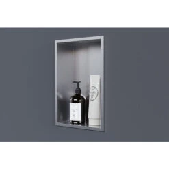 Hogar Baño Tienda 20 Hornacina De Acero Inoxidable NT203010X - 20 X 30 X 10 Cm (Ancho X Alto X Fondo) - Color Seleccionable:Acero Inoxidable Cepillado