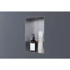 Hornacina De Acero Inoxidable NT203010X Sin Borde - 20 X 30 X 10 Cm (Ancho X Alto X Fondo) - Color Seleccionable:Acero Inoxidable Cepillado -Hogar Baño Tienda 50684876 1