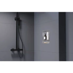 Hornacina De Acero Inoxidable NT303010X Sin Borde Con Estante - 30 X 30 X 10 Cm (ancho X Alto X Fondo) - Color Seleccionable:Acero Inoxidable Cepillado -Hogar Baño Tienda 50684951 2