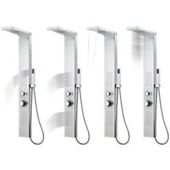 Sistema De Panel De Ducha Acero Inoxidable Cuadrado 9 Sistema De Panel De Ducha Acero Inoxidable Cuadrado -Hogar Baño Tienda 51484702 3