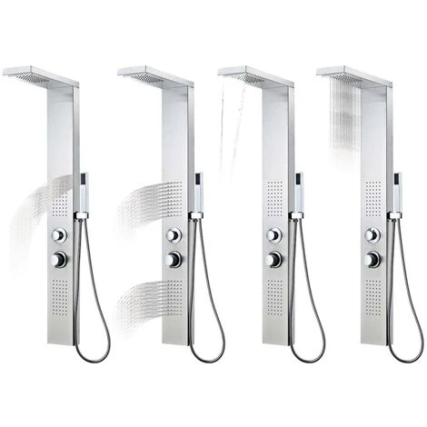 Sistema De Panel De Ducha Acero Inoxidable Cuadrado 5 Sistema De Panel De Ducha Acero Inoxidable Cuadrado - Imagen 3