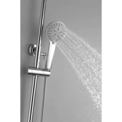 Columna De Ducha Monomando Cromada Belgica Imex BDZ044 -Hogar Baño Tienda 51572347 3