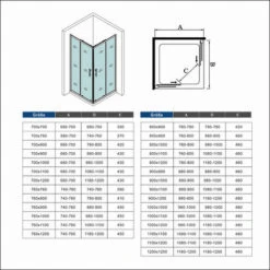 Mampara De Ducha Angular Cabina De Ducha Mampara De Ducha Cuadrada Puerta Corredera Cristal 5 MM Perfilería Gris Mate 76x76cm -Hogar Baño Tienda 5498323 5