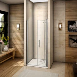 Mamparas De Ducha Puerta Plegable Cristal 6 Mm Antical 80x185cm -Hogar Baño Tienda 5498348 2