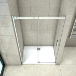 Mamparas De Ducha Corredera Moderna 6mm 100x195cm -Hogar Baño Tienda 5498643 4